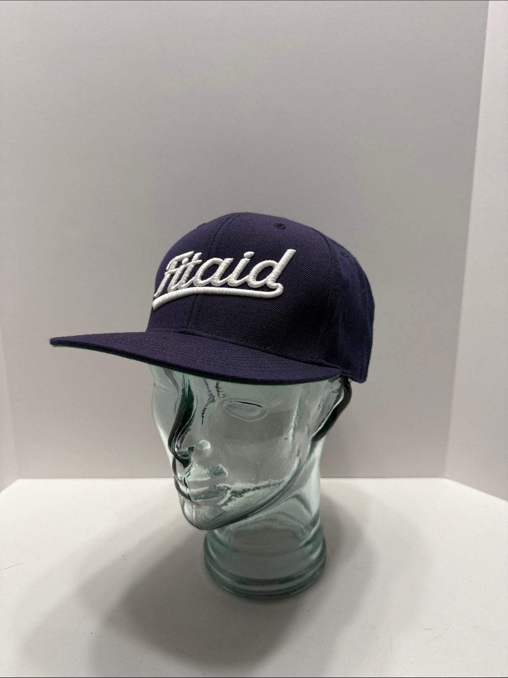 The Classics by Yupoong Fitaid Navy Snapback Hat